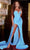 Portia and Scarlett PS23188 - Jeweled Bustier Prom Dress Special Occasion Dress 0 / Blue
