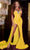 Portia and Scarlett PS23188 - Jeweled Bustier Prom Dress Special Occasion Dress 0 / Yellow