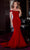 Portia and Scarlett PS23189 - Bustier Mermaid Prom Dress Special Occasion Dress 0 / Red