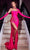 Portia and Scarlett PS23208 - One Shoulder Beaded Prom Gown Special Occasion Dress 0 / Pink
