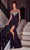 Portia and Scarlett PS23243 - Bejeweled Mermaid Evening Gown Special Occasion Dress 0 / Black
