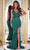 Portia and Scarlett PS23254 - Sequined Cowl Neck Prom Gown Prom Dresses 0 / Emerald