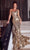 Portia and Scarlett PS23293 - Sequin Ornate Prom Gown Special Occasion Dress 0 / Gold