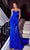 Portia and Scarlett PS23343 - Jeweled Sweetheart Evening Gown Special Occasion Dress 0 / Cobalt