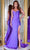 Portia and Scarlett PS23365 - Sleeveless High Slit Evening Dress Special Occasion Dress 0 / Lilac