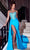 Portia and Scarlett PS23377 - Bejeweled Corset Prom Dress Prom Dresses 0 / Blue