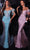 Portia and Scarlett PS23441 - Embellished Corset Prom Gown Special Occasion Dress 0 / Light Blue