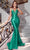 Portia and Scarlett PS23445 - Lace Applique Evening Gown Special Occasion Dress 0 / Emerald