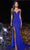 Portia and Scarlett PS23486 - Strapless High Slit Prom Gown Special Occasion Dress 0 / Cobalt