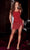 Portia and Scarlett PS23504C - Fringed Hem Cocktail Dress Cocktail Dresses