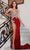 Portia and Scarlett PS23645 - Bejeweled High Slit Prom Gown Special Occasion Dress