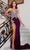Portia and Scarlett PS23645 - Strapless Beaded Prom Gown Special Occasion Dress 0 / Royal Purple