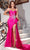 Portia and Scarlett PS23646 - Sweetheart High Slit Prom Gown Prom Dresses 0 / Fuchsia