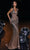 Portia and Scarlett PS23715C - Sequined V Neck Long Dress Special Occasion Dress 0 / Gold