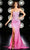 Portia and Scarlett PS23977 - Strapless Bejeweled Prom Gown Prom Dresses 0 / Pink