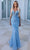 Portia and Scarlett PS23988 - Strapless Sheath Dress Special Occasion Dress 0 / Blue