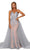 Portia and Scarlett - PS6012 Applique Long Dress With Overskirt Prom Dresses