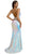 Portia and Scarlett - PS6521 Sweetheart Evening Dress With Slit Prom Dresses