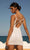 Primavera Bridal - 11036 Plunging V Neckline Sleeveless Short Bridal Dress Bridal Dresses