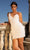 Primavera Bridal - 11040 Fully Sequined Plunging V Neckline Short Dress Bridal Dresses