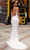 Primavera Bridal - 3600 Beaded V Neck Sheath Dress Bridal Dresses