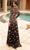 Primavera Couture 12006 - Floral Detailed A-line Dress Prom Dresses