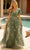 Primavera Couture 12013 - V Neck Flowy Floral Flowy Dress Mother Of The Bride Dresses