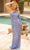 Primavera Couture 12025 - Asymmetrical Neck Column Gown Evening Dresses