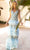 Primavera Couture 12052 - Open Back Tiered Silhouette Gown Prom Dresses 000 / Powder Blue