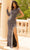 Primavera Couture 12066 - Asymmetric Design Sequined Gown Prom Dresses