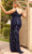 Primavera Couture 14005 - Soft-Giving Plunging Sheath Gown Prom Dresses
