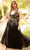 Primavera Couture 14006 - Floral Appliqued Tulle A-line Gown Evening Dresses
