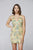 Primavera Couture - 1938 Floral Sequined Short Dress Special Occasion Dress 00 / Yellow
