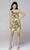 Primavera Couture - 3529 One Shoulder Cut Glass Cocktail Dress Cocktail Dresses 00 / Gold