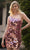 Primavera Couture - 3529 One Shoulder Cut Glass Cocktail Dress Cocktail Dresses 00 / Raspberry
