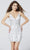 Primavera Couture - 3542 Beaded Plunging V Neck Sheath Dress Special Occasion Dress