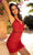 Primavera Couture - 3548 V-Neck Beaded Sheath Dress Homecoming Dresses
