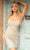 Primavera Couture - 3558 Rosette Beaded Lace Up Dress Special Occasion Dress 00 / Nude Turquoise