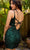 Primavera Couture - 3572 Sheer Plunge V-Neck Sequin Cocktail Dress Special Occasion Dress