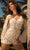 Primavera Couture - 3719 Multi Beaded Flutter Sleeve Romper Homecoming Dresses