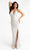 Primavera Couture - 3721 Beaded V-Neck With Slit Gown Special Occasion Dress