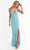 Primavera Couture - 3721 Beaded V-Neck With Slit Gown Special Occasion Dress
