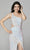 Primavera Couture - 3729 One Shoulder Asymmetrical Dress In White