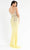 Primavera Couture - 3730 Beaded Plunging V-Neck Gown Special Occasion Dress