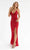 Primavera Couture - 3734 Beaded V-Neck Lace Up Back Gown Special Occasion Dress