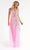 Primavera Couture - 3736 Fabulous Floral Sequined Pattern One Shoulder Ball Gown In Pink