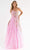 Primavera Couture - 3736 Fabulous Floral Sequined Pattern One Shoulder Ball Gown Special Occasion Dress