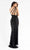 Primavera Couture - 3738 Asymmetrical Strappy Back Fully Sequined High Slit Trumpet Gown Special Occasion Dress