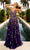 Primavera Couture - 3740 Trailing Floral Sequins Plunging V Neckline Ballgown Special Occasion Dress