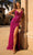Primavera Couture - 3754 Sequin V-Neck High Slit Gown Special Occasion Dress